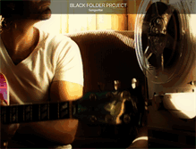 Tablet Screenshot of blackfolderproject.com
